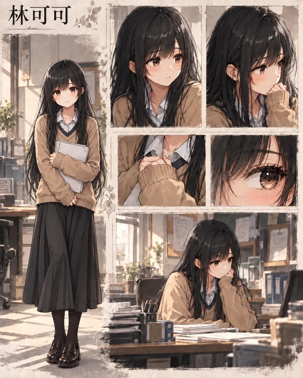 林可可人设图