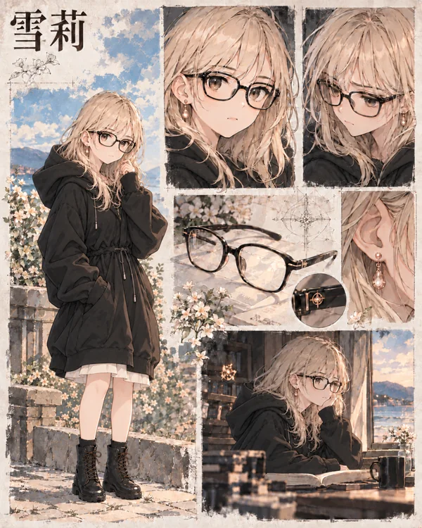 雪莉人设图